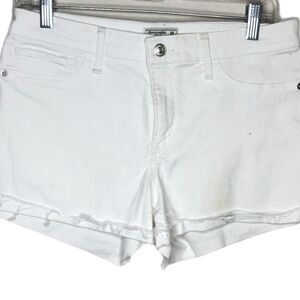 Abercrombie & Fitch White Denim Shorts‎